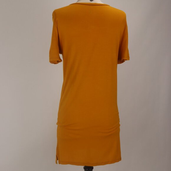 * RARE Love Nation I AM HAPPY Long Tee NWOT Shirt Blouse Tunic Dress Graphic - Picture 6 of 7